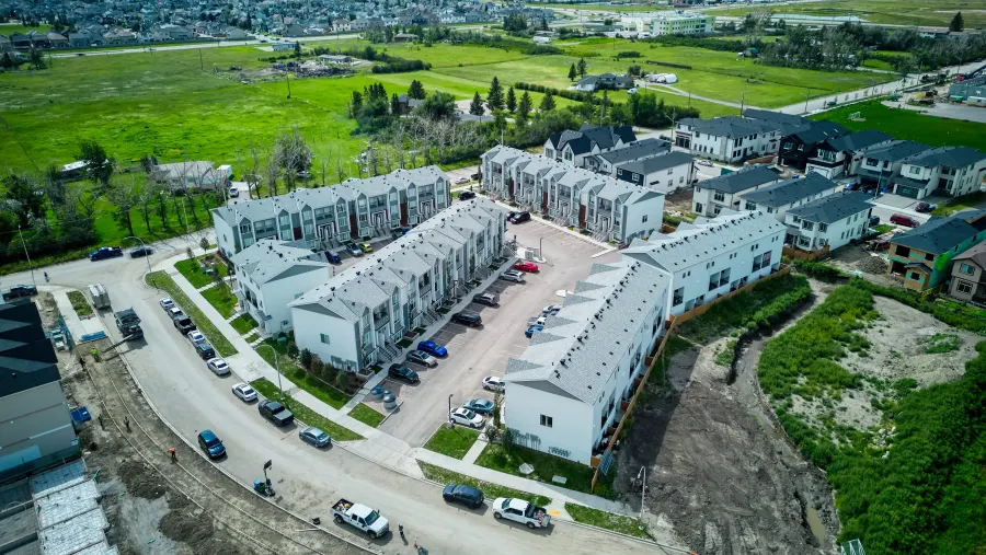 A PCH Builders multi-family development in Saddleridge, Calgary