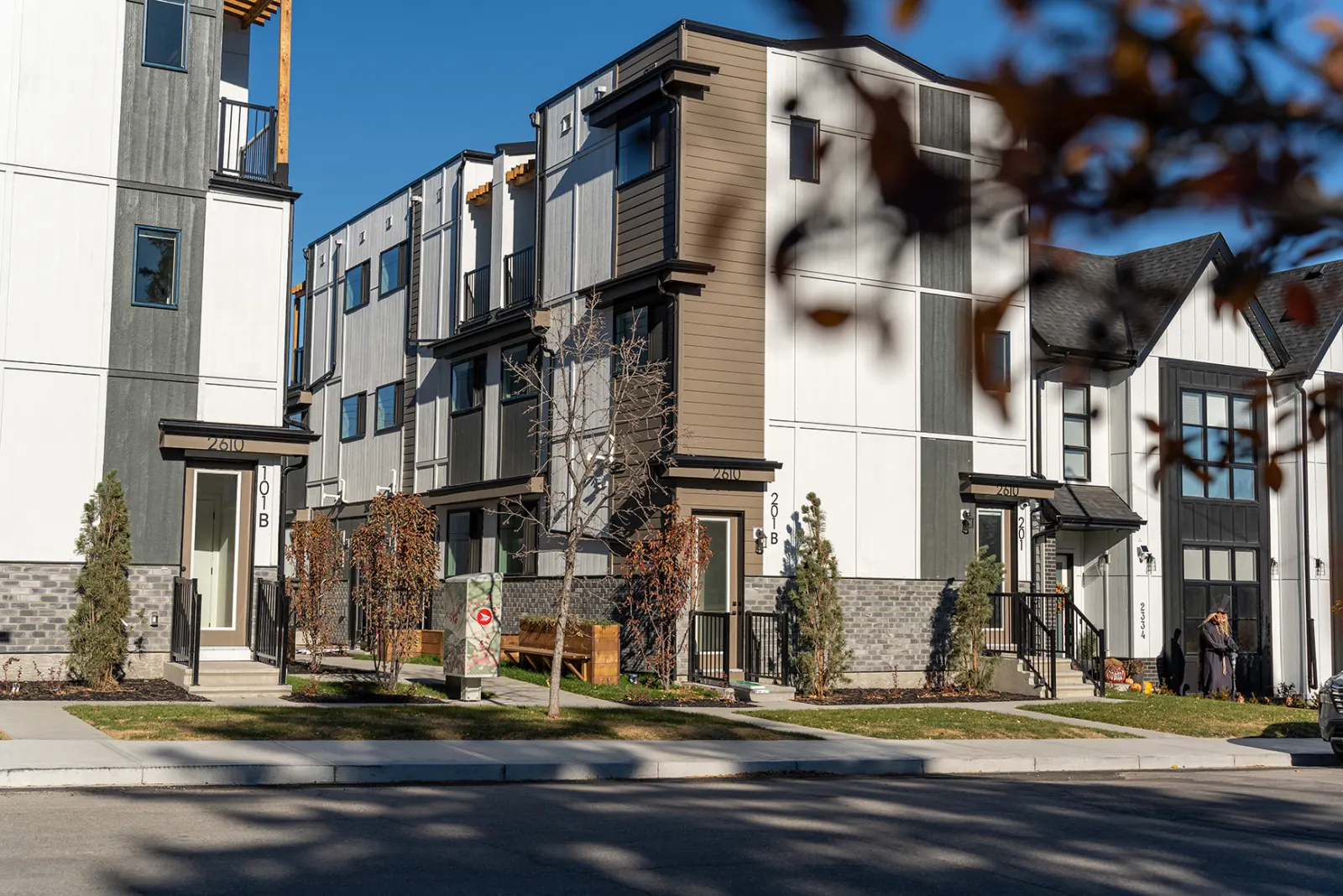 A completed PCH Builders home exterior in Calgary